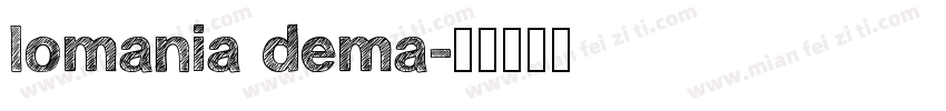 lomania dema字体转换